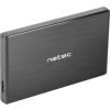 Natec HDD/SSD external enclosure RHINO GO for 2.5'' SATA - USB 3.0, Aluminum