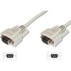 ASSMANN RS232 Connection Cable DSUB9 F (jack)/DSUB9 F (jack) 3m beige