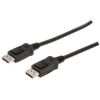 Assmann Cable DisplayPort 1080p 60Hz FHD Type DP/DP M/M with interlock black 3m