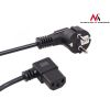 Maclean MCTV-802 Angled power cable 3 pin 1,5M plug EU