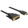 DELOCK Cable DVI 18+1 > HDMI-A 1,5 m bl.