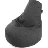 Qubo Loft Mesh Dark Grey Augstas kvalitātes krēsls Bean Bag