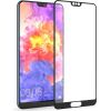 (Ir veikalā) Fusion Full Glue 5D Tempered Glass Aizsargstikls Pilnam Ekrānam Huawei P20 Pro Melns