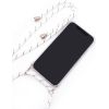 Evelatus Samsung A70 Case with rope White Stripes Transparent