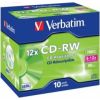 Matricas CD-RW SERL Verbatim 700MB 10x-12x 10 Pack Jewel