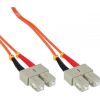 InLine Patchcord światłowodowy SC/SC, 50/125µm, OM2 15m (83515)