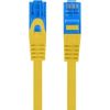 Lanberg PATCHCORD KAT.6A S/FTP LSZH CCA 10M ŻÓŁTY FLUKE PASSED LANBERG