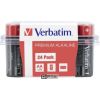 1x24 Verbatim Alkaline battery Mignon AA LR6      49505