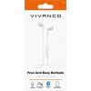 Vivanco беспроводные наушники Free&Easy Earbuds, белые (61736)