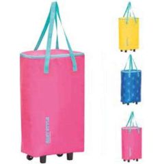 Gio`style Termiskā soma uz riteņiem Easy Style Bag-Trolley asorti, dzeltena/zila/rozā