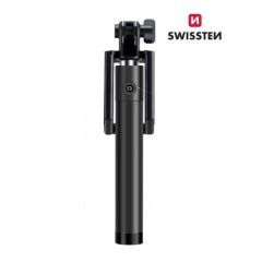 Swissten Wired Selfie Stick 81cm штатив с кнопкой на ручке  зеленый