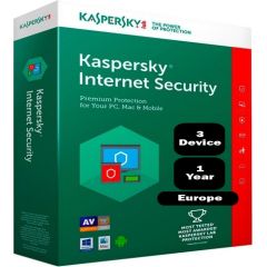 Kaspersky Internet Security - 3 Devices, 1 Year - Box