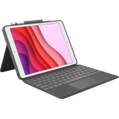 Logitech Combo Touch Tastatur Trackpad Apple iPad 10,2-10,5'' (7. /8.Gen.) Gray