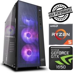 INTOP Ryzen 5 5600X 32GB 480SSD M.2 NVME GTX1650 4GB no-OS