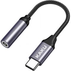 KAKU KSC-428 USB-C uz 3.5 mm Audio Adapteris Telefoniem / Melns