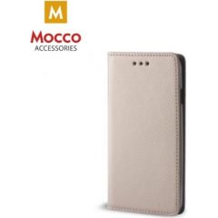 Mocco Smart Magnet Book Case Grāmatveida Maks Telefonam Xiaomi Redmi 3 Zeltains