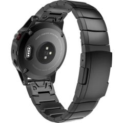 STEELBAND Tech-Protect siksniņa priekš GARMIN FENIX 5/6/6 PRO BLACK