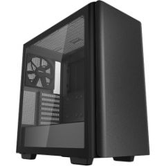 Deepcool MID TOWER CASE CK500 Side window, Black, Mid-Tower, Power supply included No