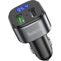 Hoco E37 FM-передатчик Автомобильный радиоприемник / MP3 / 2xUSB QC3.0 / 18W / Черный