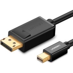 Mini DisplayPort cable - DisplayPort UGREEN 4K 1.5m (black)