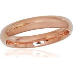 Золотое обручальное кольцо #1100725(AU-R) (Comfort fit, Толщина кольца 3.5mm), Красное золото	585°, Размер: 21, 4.49 гр.