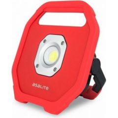 RECHARGEABLE 10W LED Worklamp, 1100lm, 2x18650 (2400mAh), IPX4, Premium ASALITE