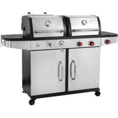 Yato Grill 2 + 1, gāze + ogleklis, nerūsējošais tērauds, 8,2 KW universāls