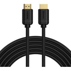 Baseus 2x HDMI 2.0 4K 30Hz Cable, 3D, HDR, 18Gbps, 5m (black)