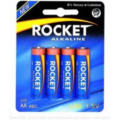 Rocket LR6-4BB (AA) Блистерная упаковка 4шт.