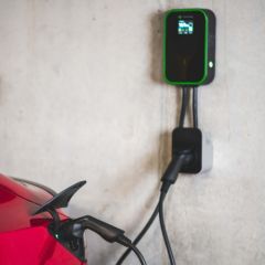 Green Cell EV Charger PowerBox 22kW charger with Type 2 socket and RFID for charging electric cars and Plug-In hybrids, 32 A