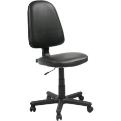 Darba krēsls PRESTIGE melns/āda