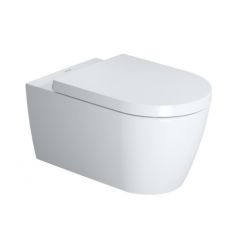 Duravit  s ME by Starck Rimless, stiprināms pie sienas, 370x570 mm, ar SC vāku, Durafix, balts