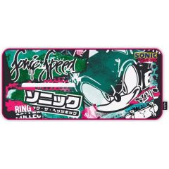 Energy Sistem Gaming Mouse Pad ESG Sonic Graffiti (XXL size, Anti-slip rubber base)