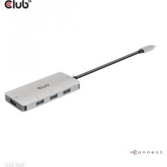 Club 3d CLUB3D USB Gen2 Type-C to 10Gbps 4x USB Type-A Hub