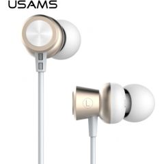 USAMS Fashion EP-12 стерео Наушники с микрофоном 3.5mm / 1.2m Белые