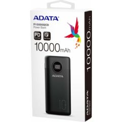 ADATA P10000QCD Lithium-Ion (Li-Ion) 10000 mAh Black