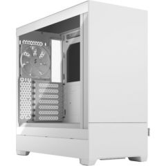 Fractal Design Pop Silent White TG Clear Tint, ATX, mATX, Mini ITX, Power supply included No