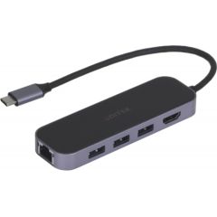 UNITEK HUB USB-C 3.1, RJ-45,3XUSB-A,HDMI,4K,PD100W