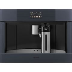 Smeg CMS4104G Linea Aesthetic 45cm Silver compact Automatic built-in espresso coffee machine