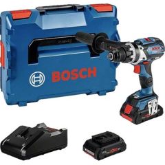 Bosch GSR 18V-110 C, 2x4.0Ah ProCORE18V, CoMo, GAL 18V-40 Akumulatora Skrūvgriezis/Urbjmašīna