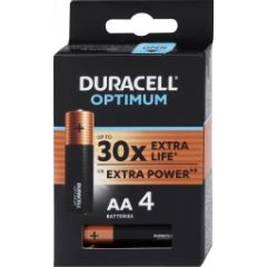 Duracell Optimum AA Alkaline 4pack