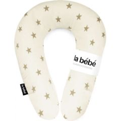 La Bebe™ Nursing La Bebe™ Snug Nursing Maternity Pillow Art.111352 White&Beige Stars Pakaviņš mazuļa barošana, gulēšanai, pakaviņš grūtniecēm 20x70