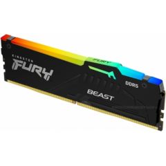 Kingston Fury Beast RGB 8 GB, DDR5, 5200 MHz, PC/server, Registered No, ECC No, 1x8 GB