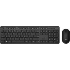 Asus Keyboard and Mouse Set CW100 Keyboard and Mouse Set,  Wireless, Mouse included, Batteries included, UI, Black