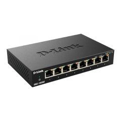 D-Link Switch DGS-1008D Unmanaged, Desktop, 1 Gbps (RJ-45) ports quantity 8, Power supply type Single