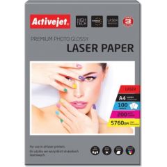 Activejet AP4-200G100L photo paper for laser printers; A4; 100 pcs