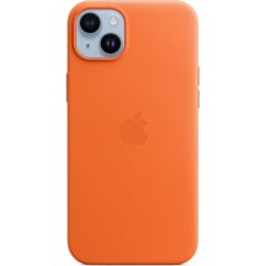 Apple iPhone 14 Plus Leather Case with MagSafe Orange