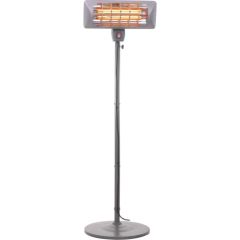 Camry Standing Heater CR 7737 Patio heater, 2000 W, Number of power levels 2, Suitable for rooms up to 14 m², Grey