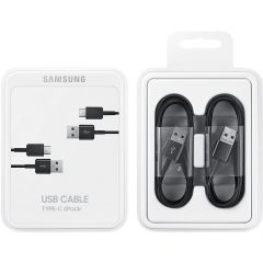 Samsung USB Male - USB Type C Male 1.5 m Black datu kabelis - iepakojumā 2 gb