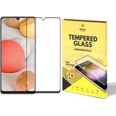 Mocco Full Glue 5D Signature Edition Tempered Glass Aizsargstikls Pilnam Ekrānam Samsung Galaxy A42 5G Melns